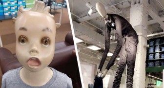 18 van de meest bizarre en verontrustende mannequins die klanten in winkels hebben gefotografeerd