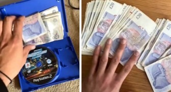 Er weiß nicht mehr, wo er das Geld hingelegt hat: Jahre später öffnet er die Schachtel eines Videospiels und findet 1.000 Pfund Schmiergeld