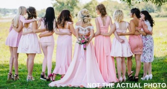 Bridesmaid has a scar on her face that she wants to cover up with make-up: the bride forbids her to do this