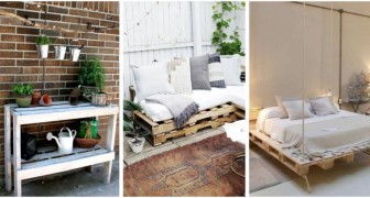 11 ottime idee per riciclare i pallet e ricavare mobili per la casa e il giardino