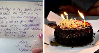 Onbekende betaalt haar verjaardagstaart ter nagedachtenis aan haar overleden zoon: Veel plezier en knuffel je kinderen stevig