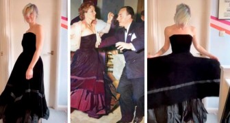 Ritrova un vestito della nonna firmato Dior che era rimasto chiuso in soffitta per 25 anni
