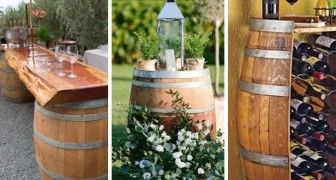 10 fantastische Inspirationen für schöne Innen- und Außendekorationen mit Weinfässern