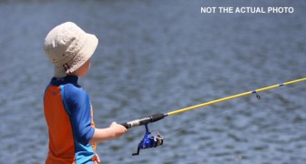 Hij wil zijn 5-jarige dochter meenemen om te vissen met zijn vrienden, maar zij zijn het daar niet mee eens