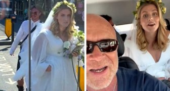 Man sees a bride in the street and helps her: she was desperate, she asked me for a ride and I took her to the church