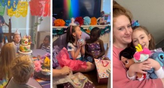 Nobody responds to an invitation to attend an 8 year old's birthday party: strangers give her an unforgettable party