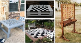 Giochi da tavola per il giardino: 10 idee da realizzare col fai-da-te