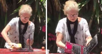 Nonna pulisce il pc del nipote con acqua e sapone: Gli sto levando i virus