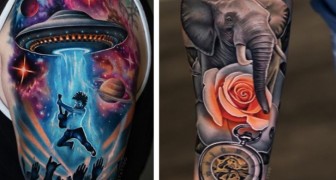 Tatuaggi che sembrano prendere vita: 15 incredibili capolavori di questo artista