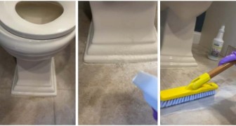 Un utile trucco alternativo per pulire le macchie alla base del wc