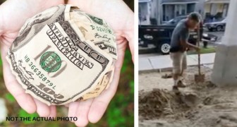 Er gräbt in seinem Garten und findet eine Tasche voller 90 Jahre alter Geldscheine: Ich werde sie nicht ausgeben (+ VIDEO)
