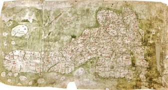 De oudste kaart van Groot-Brittannië onthult het bestaan ​​van een Welsh Atlantis