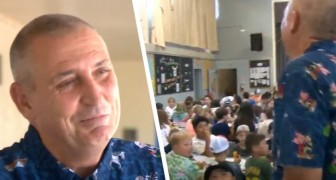 This man was the janitor of his school for years: today he has become the principal