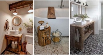 10 ongelooflijke inspiraties voor het inrichten en decoreren van een badkamer in boerderijstijl