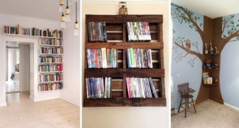 Scaffali fai da te: 10 idee originali per realizzare delle librerie e sfruttare al massimo lo spazio