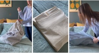 3 einfache Möglichkeiten, Bettwäsche zu falten und den Kleiderschrank aufzuräumen