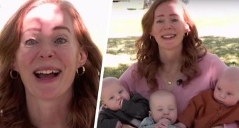 46enne con poche speranze di rimanere incinta partorisce tre gemellini dopo una gravidanza naturale