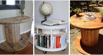 Bobine di legno: 12 fantastici spunti d'arredo rustico per la casa e il giardino