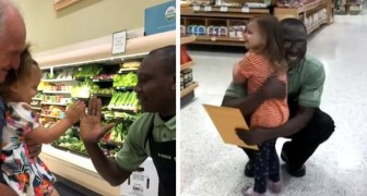 Meisje raakt gehecht aan verkoper supermarkt: samen met haar moeder haalt ze 10.000 dollar op om hem te helpen