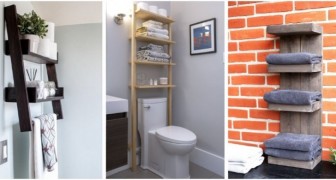 Das Badezimmer mit selbstgebauten Regalen einrichten: 9 Ideen, von denen man sich inspirieren lassen kann