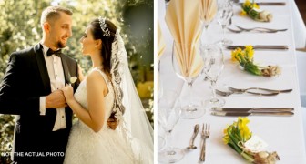 Couple book a lunch at a restaurant, but do not specify that it is for a wedding reception: we would have spent a lot more