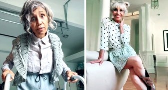 De kritiserar henne för att hon vid 72-års ålder klär sig olämpligt, men hon ger svar på tal