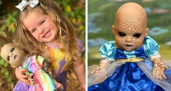 Bimba di 3 anni è ossessionata da una bambola dall'aspetto inquietante: gli altri bambini piangono, lei la adora