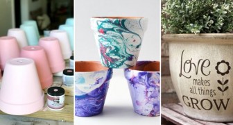 Oude terracotta potten recyclen en opknappen: 8 creatieve DIY-ideeën