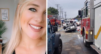 Pregnant firefighter rescues an accident victim: a few hours later, she gives birth