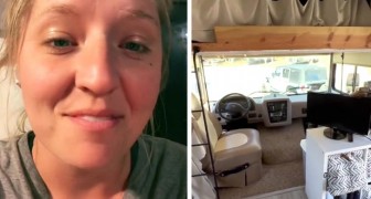 Une famille de 5 personnes vit dans un camping-car et économise 2 000 $ par mois