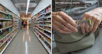 Bejaarde vrouw wordt betrapt op diefstal in de supermarkt: de directeur besluit haar de boodschappen cadeau te doen