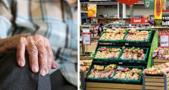 Oude vrouw betrapt op stelen in de supermarkt: “Vertel het niet aan mijn kleinkinderen”