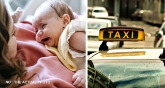 Hon föder barn på sätet i en taxi: Dagen efter fick jag räkningen för rengöringen av bilen