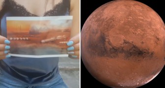 Je viens de 3812 et j'ai visité la planète Mars : j'ai une photo pour le prouver