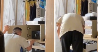 Hij installeert een videocamera in zijn hotelkamer: hij ontdekt dat een schoonmaker zijn spullen doorzoekt