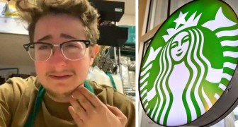 En ung barista bryter ut i tårar för att han inte orkar med sina 8 timmars pass på helgerna (+VIDEO)