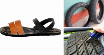 Scoprite come creare dei sandali usando un semplice pneumatico