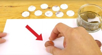He takes 10 coins, aluminum foil and cardboard: here's how to create a battery !
