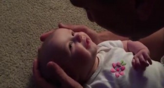 Der Papa singt und die Reaktion des Babys wird euch bezaubern 