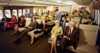 Comment voyageait-on en avion dans les années 70? RIEN à voir avec aujourd'hui ...