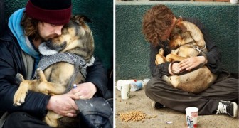 Queste foto dimostrano che un cane ti amerà sempre, a prescindere da quanti soldi tu abbia
