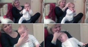 A mother shows how she puts her baby to sleep ... In less than a minute!