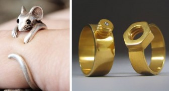 Dimenticate diamanti e pietre preziose: ecco alcuni tra gli anelli più originali mai creati