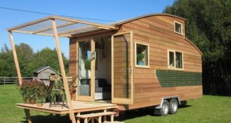 Une maison mobile pour voyager et vivre avec tous les conforts? Cela existe et elle est trop bien à l'intérieur!