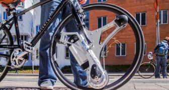 Here is an invention that completely transforms an old bicycle --- in a very easy, fast, and convenient way!