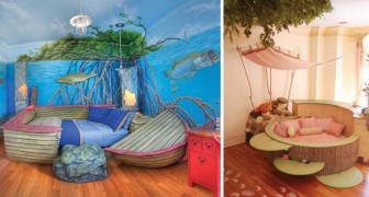 Voici quelques-unes des chambres les plus fantaisistes jamais réalisées: pour une enfance... pleine de fable!