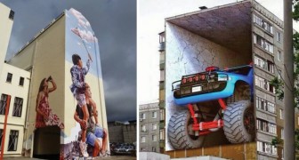 14 chefs-d'œuvre de street art tellement réalistes qu'ils en coupent le souffle