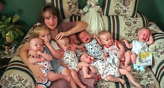 Cela a été le premier accouchement de 7 enfants ayant tous survécu : une photo les montre heureux 19 ans après