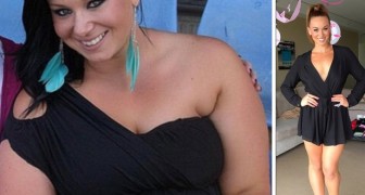 Hon går ner 55 kg på ett år utan kirurgiska ingrepp tack vare en strikt kosthållning och mycket träning