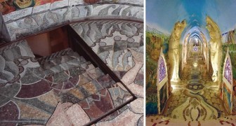 Une cathédrale souterraine ésotérique sculptée et décorée à la main : un bijou dans les collines du Piémont. 